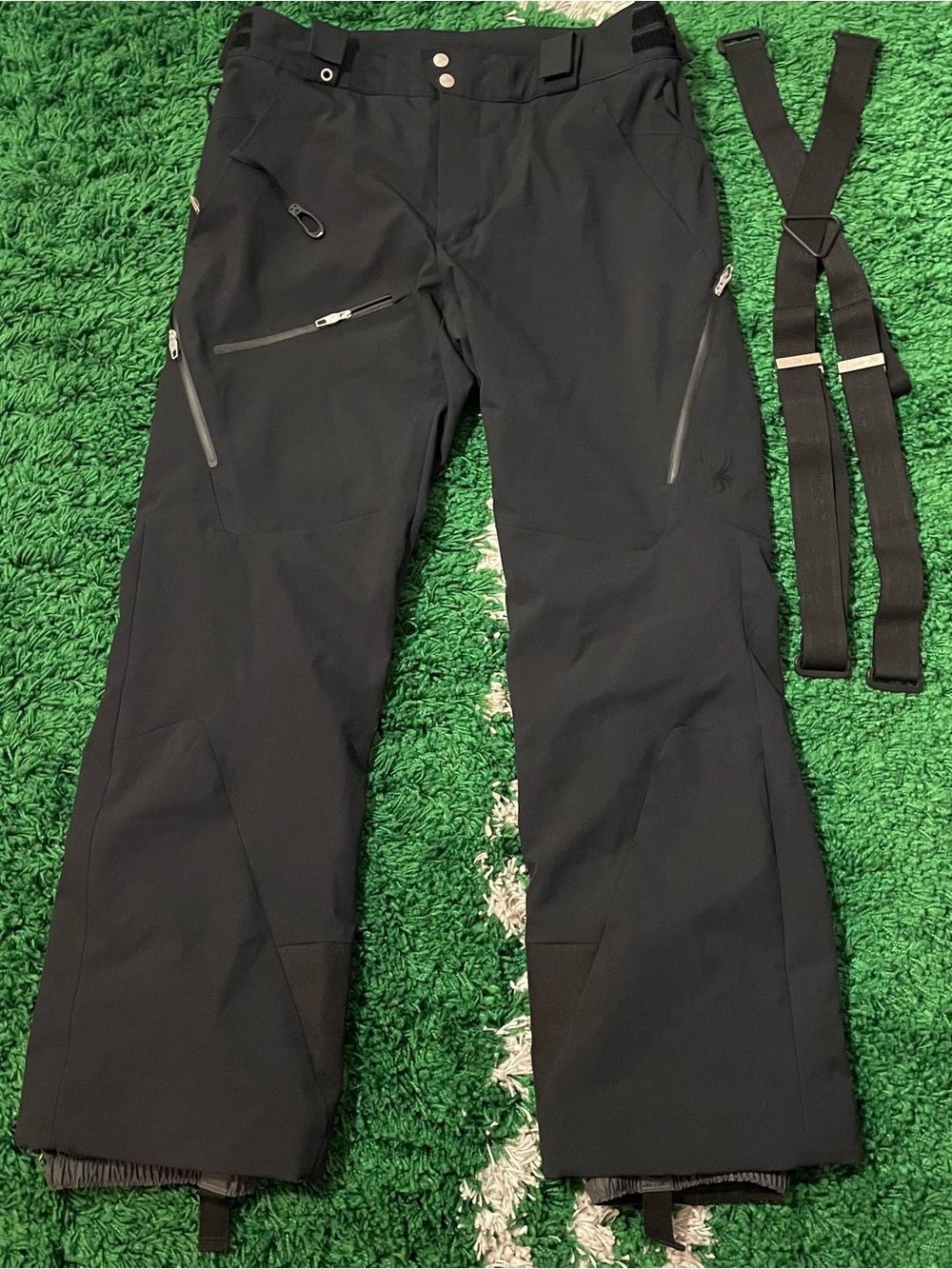 Spyder spylon xtl winter Black Insulated Ski pants snow 20K